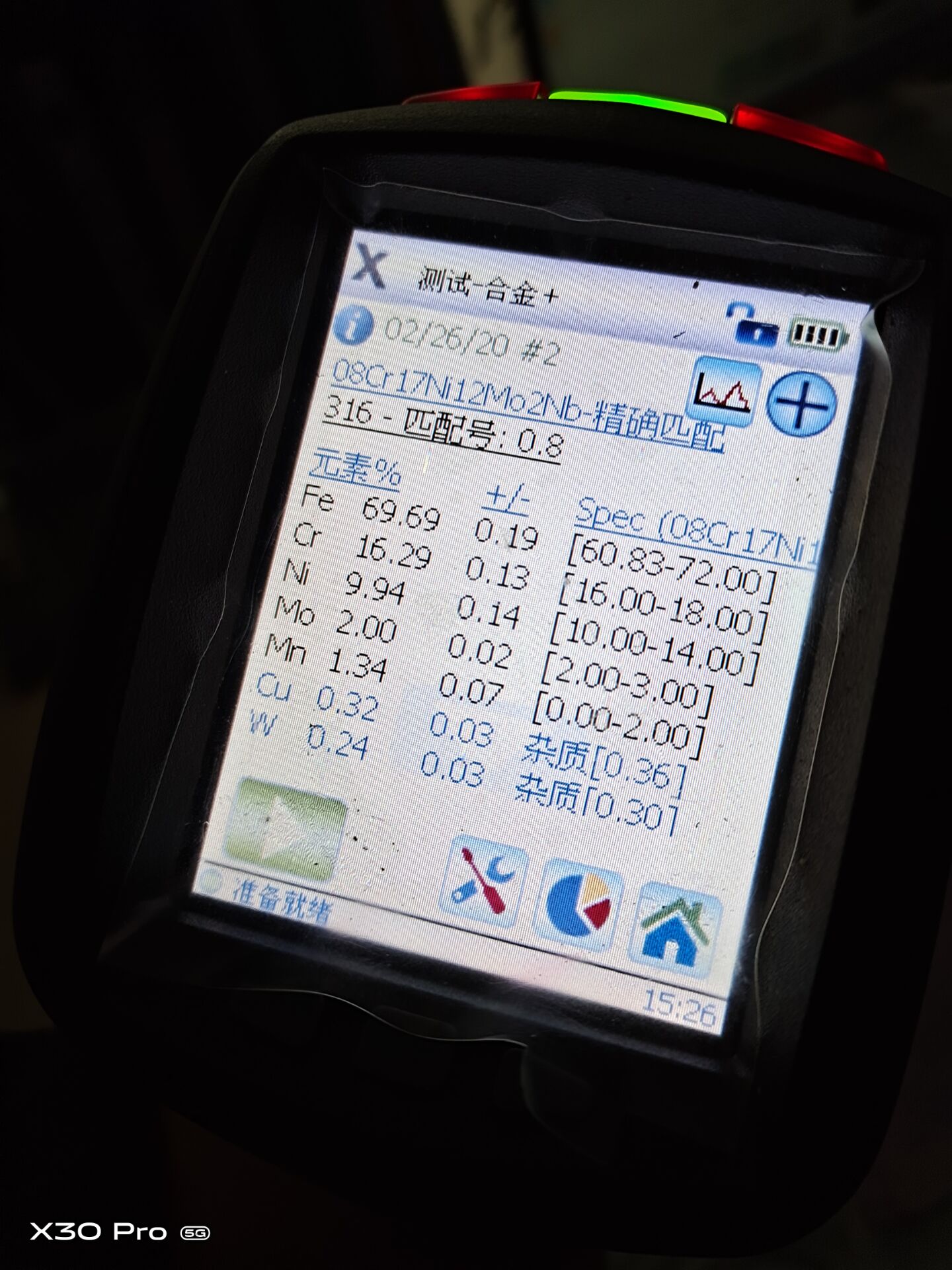 316l光谱
